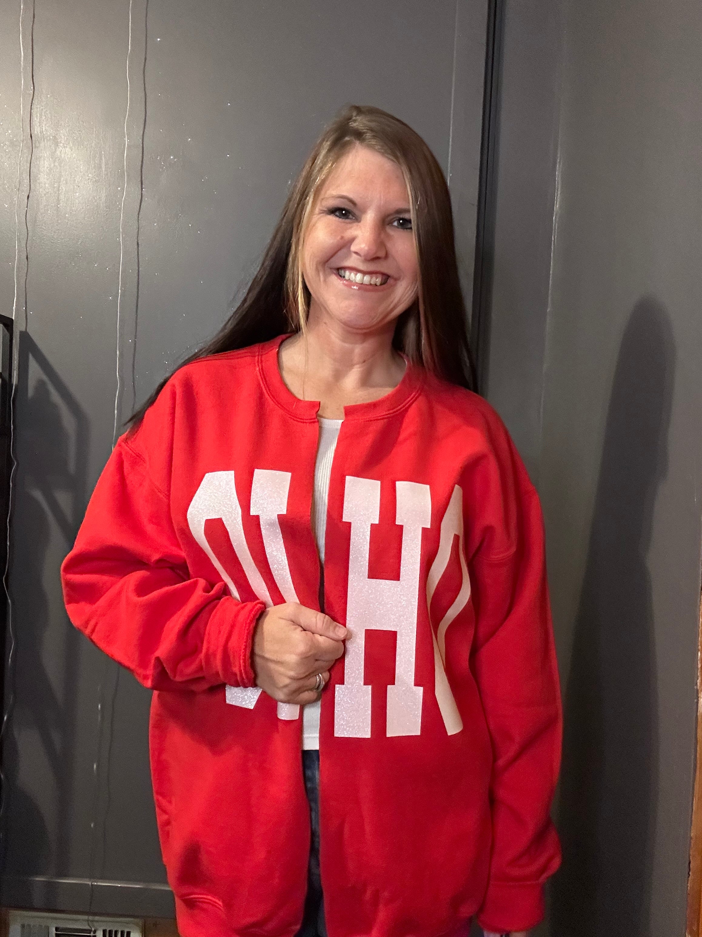 Ohio Split Crew Cardi
