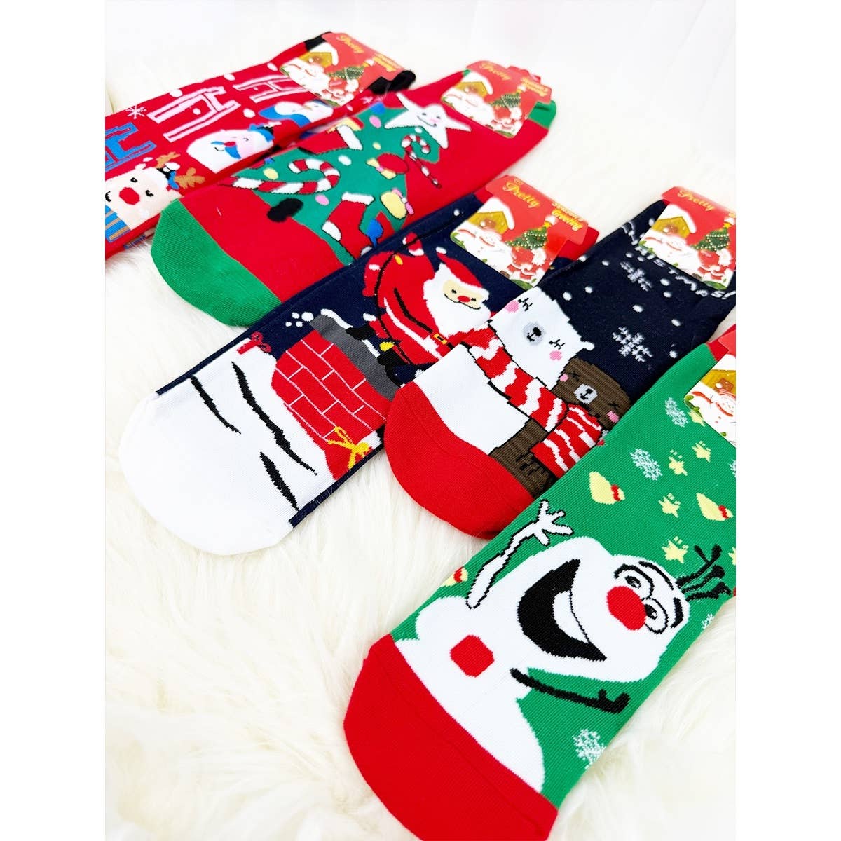 Cute Christmas Theme Socks