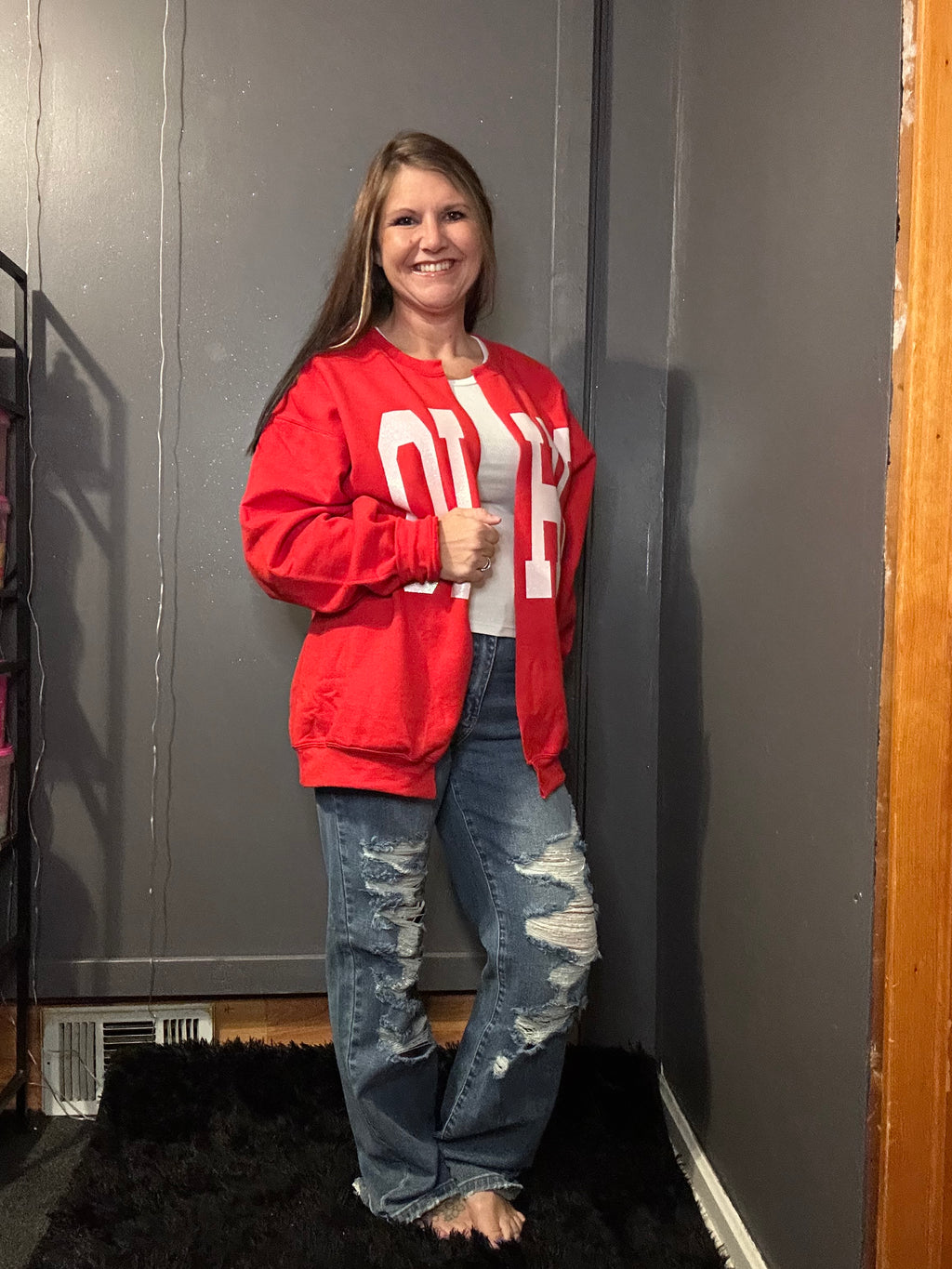 Ohio Split Crew Cardi