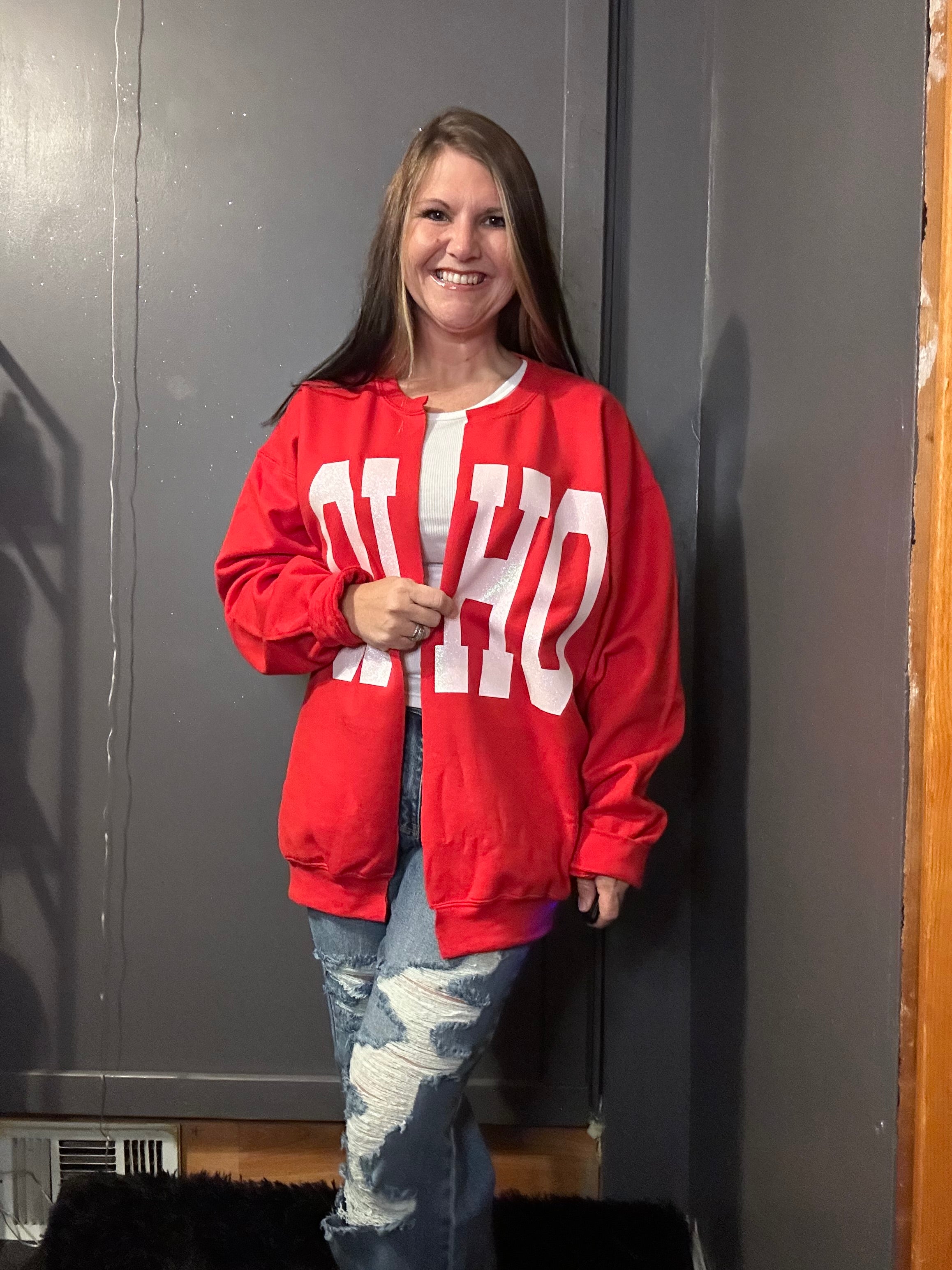 Ohio Split Crew Cardi