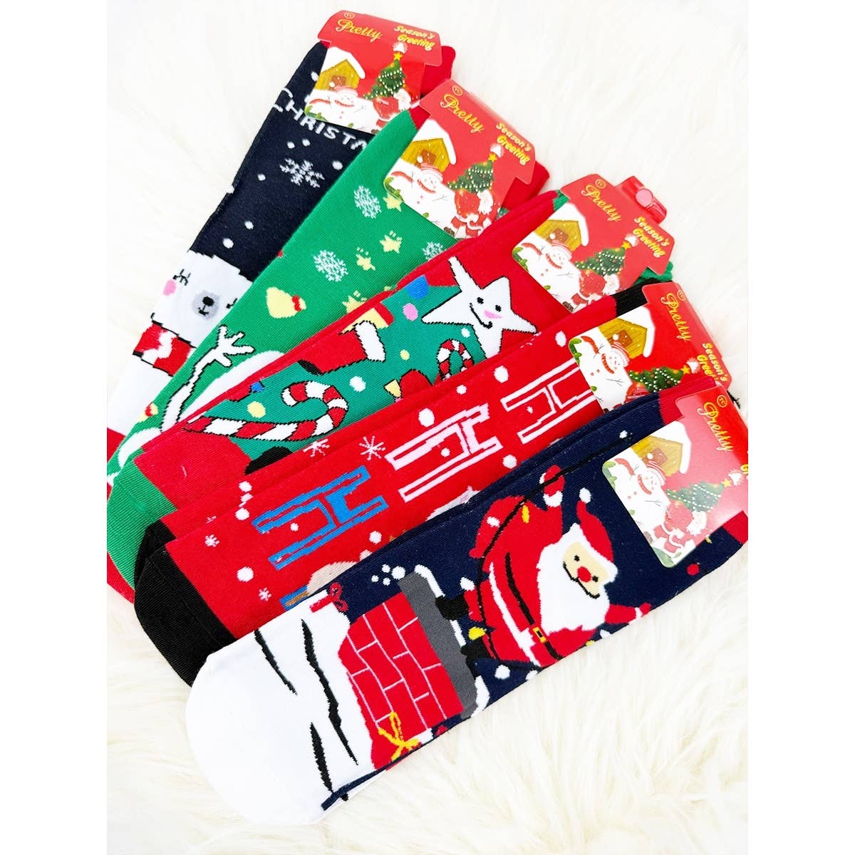 Cute Christmas Theme Socks