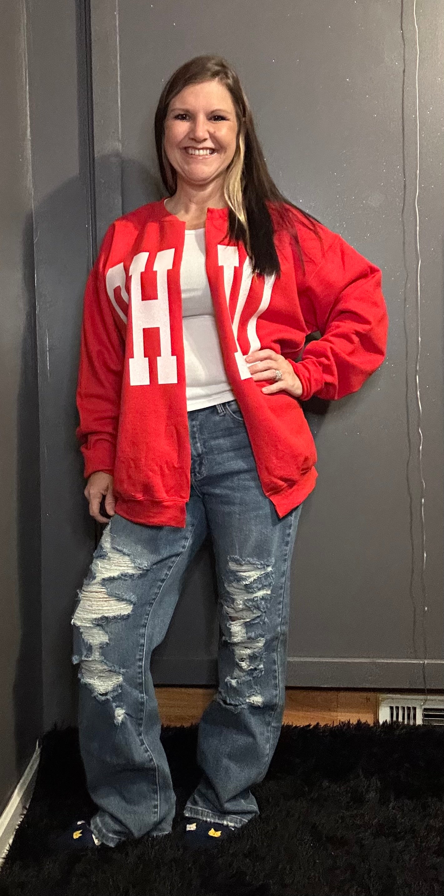 Ohio Split Crew Cardi
