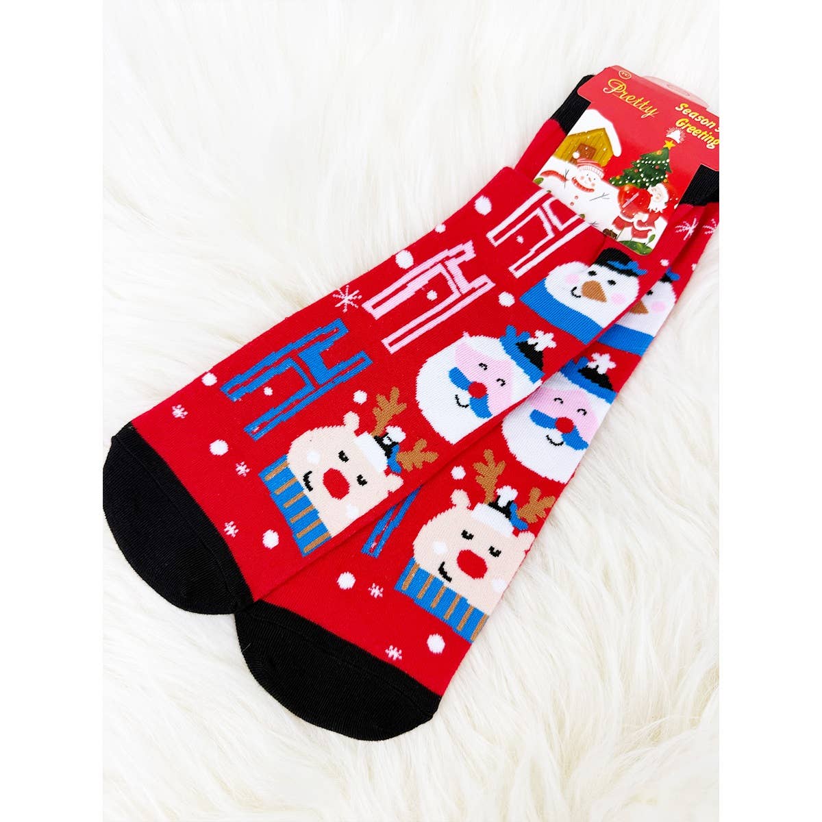 Cute Christmas Theme Socks