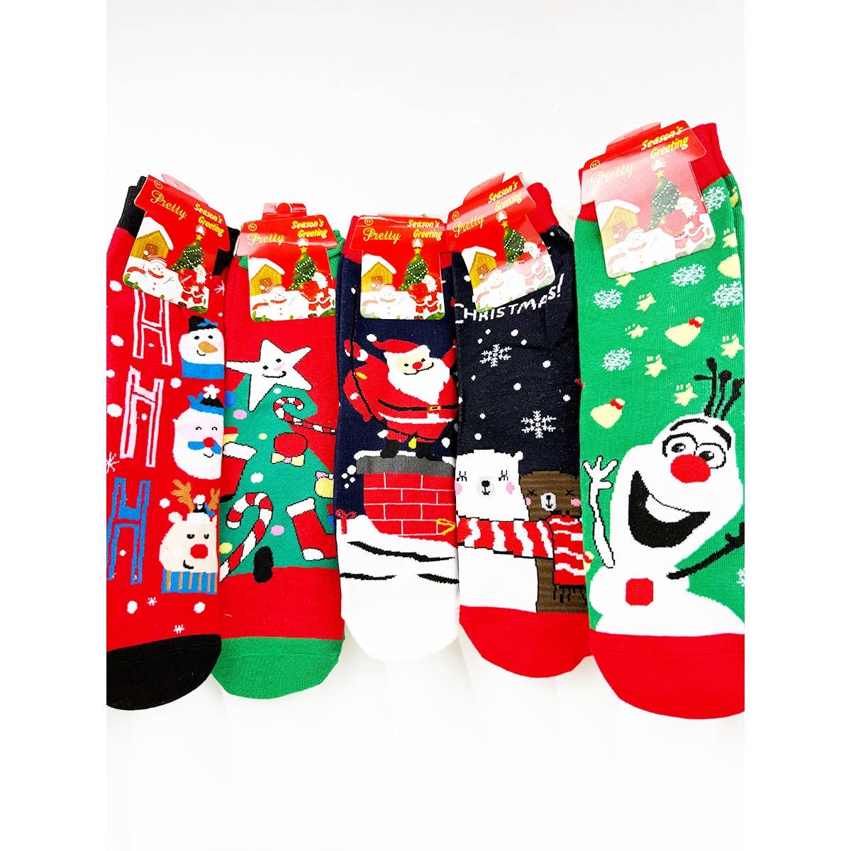 Cute Christmas Theme Socks
