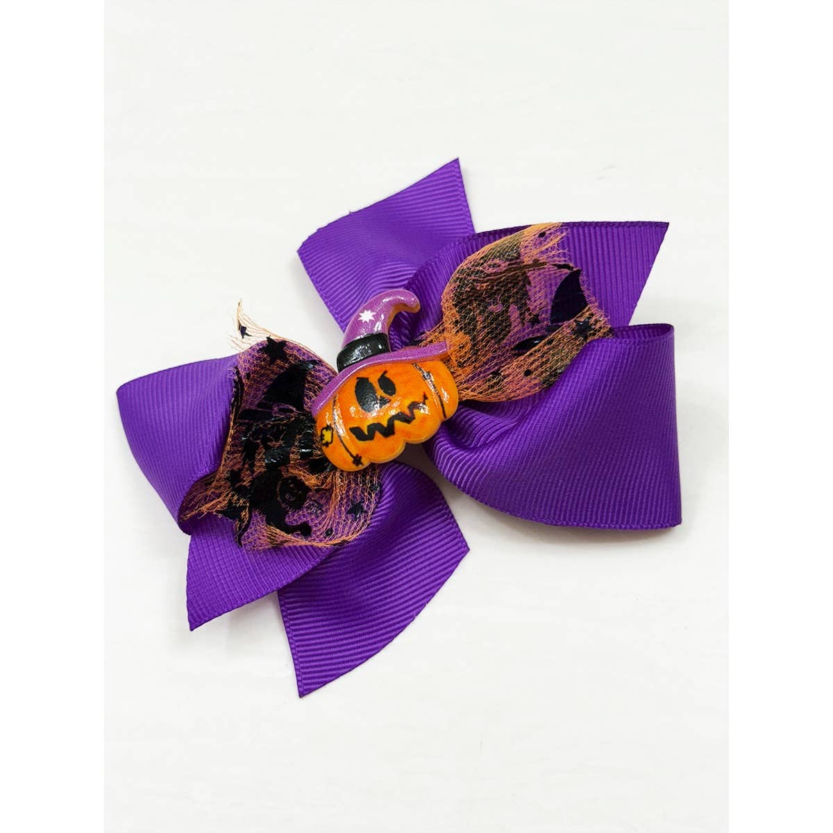 Halloween Theme Hair Bow Clip Set