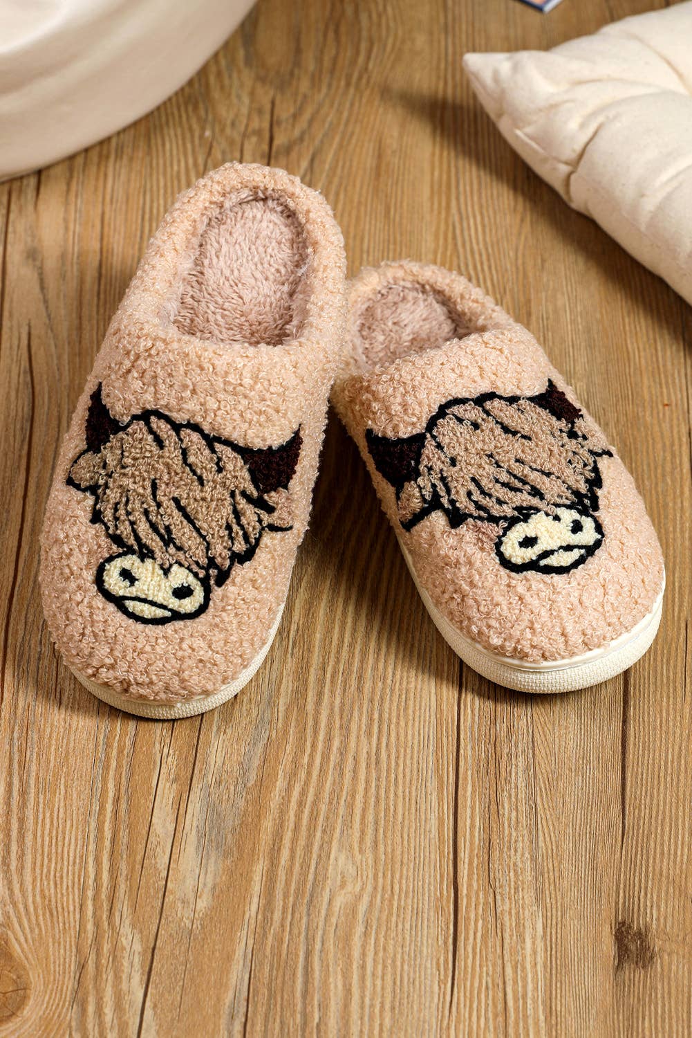 Cartoon Animal Plush Slippers